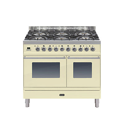 ILVE PDW1006E3 Roma Dual Fuel Freestanding Range Cooker Cream